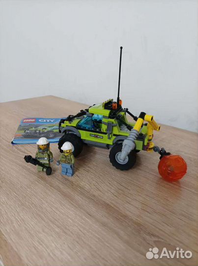 Lego city Грузовик-исследователь вулканов 60121