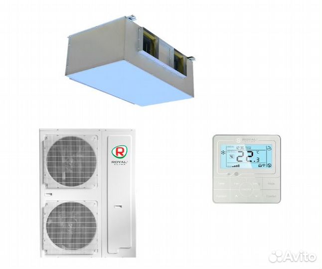 Высоконапорный Канальный Кондиционер Royal Clima