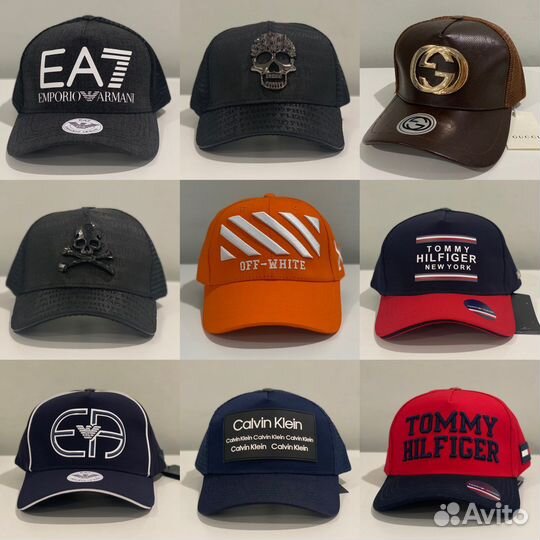 Бейсболка кепка разных брендов (premium)
