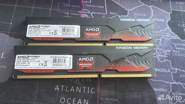 Оперативная память AMD Radeon DDR3 (4x2)