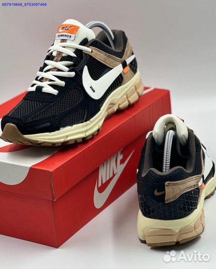 Nike Zoom Vomero 5 черные (Арт.84404)