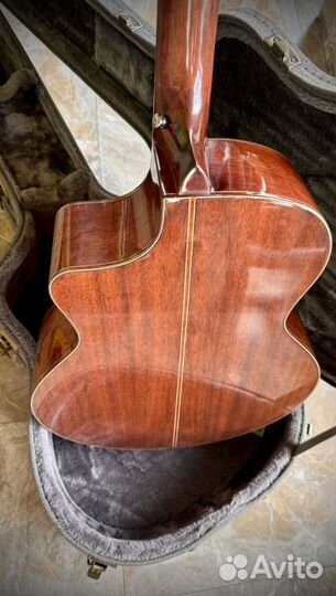 Трансакустическая гитара массив Ели-Cherry Burst