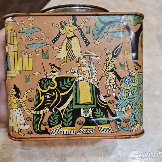 СССР жестяная банка из под чая