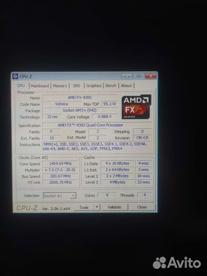 Материнская плата с процессором AM3+