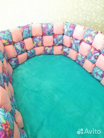 Новый бортик в детскую кроватку