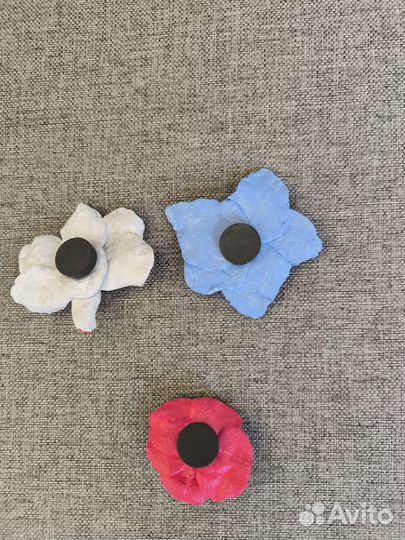 Магниты на холодильник в виде цветов