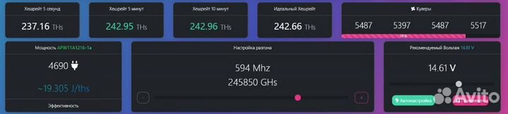 Прошивка Antminer T21 190ths