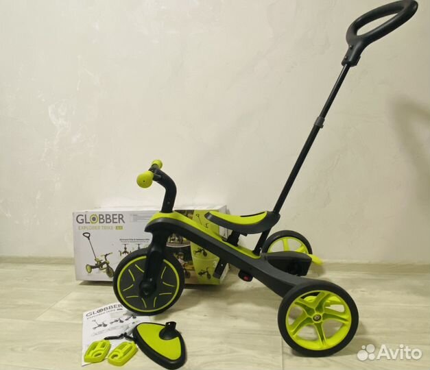 Globber explorer trike детский трехколесный велик