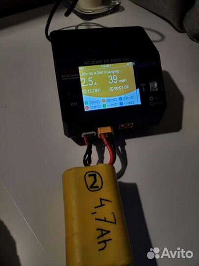 Аккумулятор liion 21700 4s 4000mah