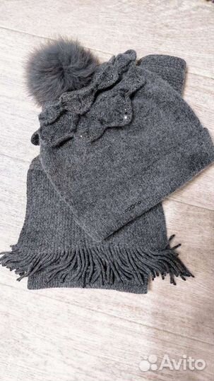 Комплект шапка+шарф