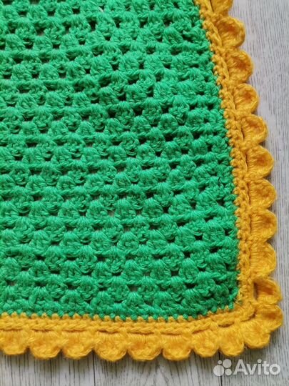 Плед детский вязаный ручная работа