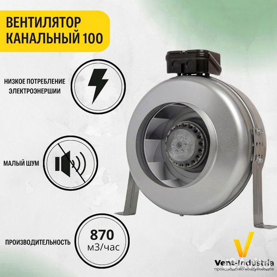 Промышленные канальный вентилятор