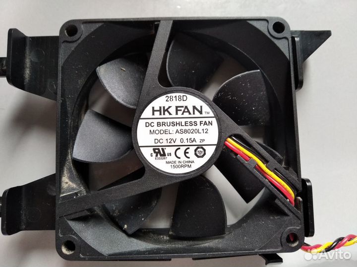 Вентилятор HK FAN DC brushless FAN Модель AS8020L