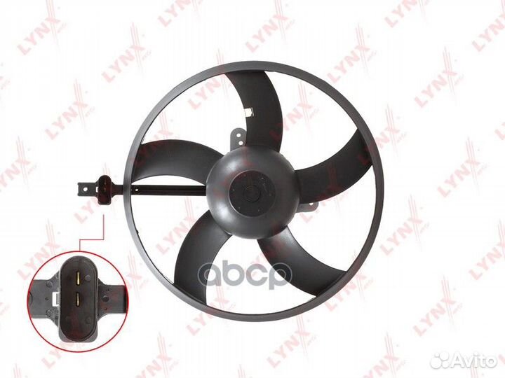 Вентилятор радиатора skoda Fabia I-II 1.0-1.6 9