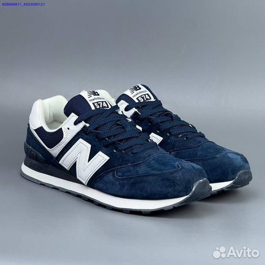 Кроссовки New Balance 574 Blue (Арт.34861)