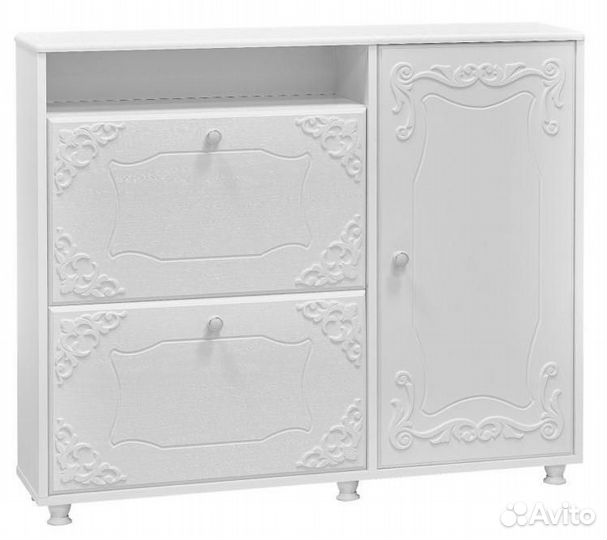 Тумба под обувь двухсекционная с дверью Италия ит