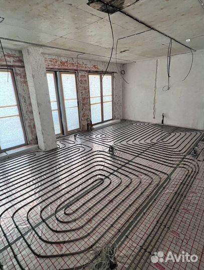 Водяной тёплый пол, монтаж без посредников/наценок