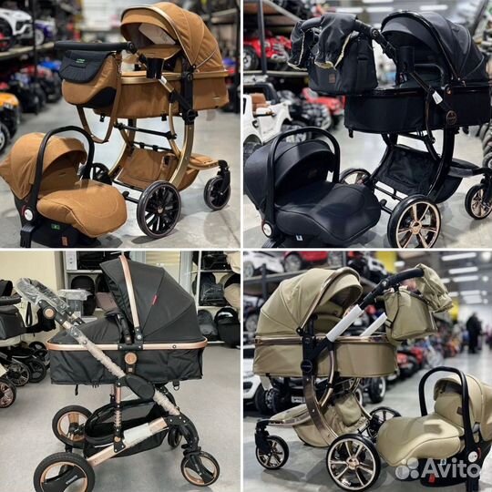 Коляска 3в1, 2в1 новая luxmom трансформер