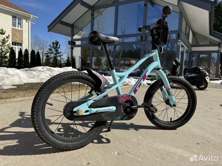 Детский велосипед gt siren 16 для девочки