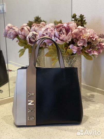 Сумка dknv натуральная кожа