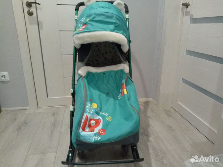 Санки коляска nika kids