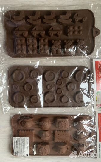 Силиконовая форма для шоколада (алфавит, цифры)