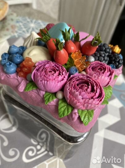 Баночка с декором