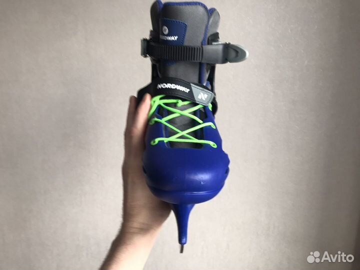 Коньки ледовые раздвижные 38-41