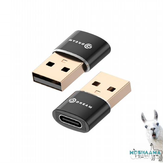 Адаптер с type-C на USB (разъем-штекер)