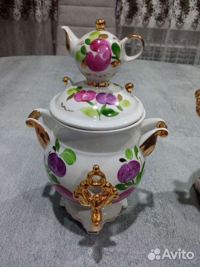 Самовар фарфоровый СССР