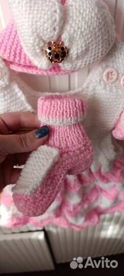 Вязаное платье для девочки