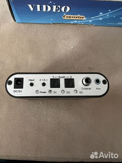 Аудио конвертер 5.1 цифра/аналог jack 3.5