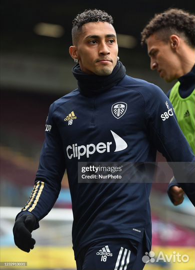 Zip hoodie Leeds United FC 2020/21 adidas размер S