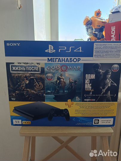 Игровая приставка ps4 slim 1tb