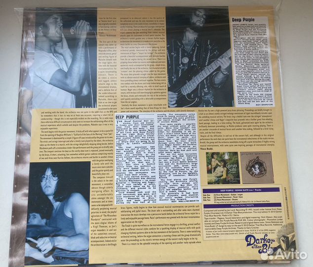 Deep Purple - Gemini Suite Live, Vinyl, EU, 2010