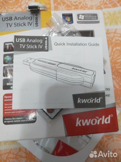 USB Analog TV Stick IV тюнер Kworld