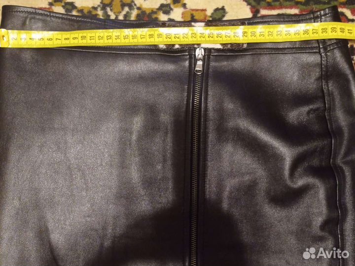 Юбка кожаная женская
