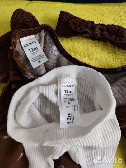 Костюм (платье) для девочки 74 carters