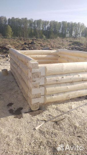 Сруб для бани 3 х 3, 4*4,6*4,6*6