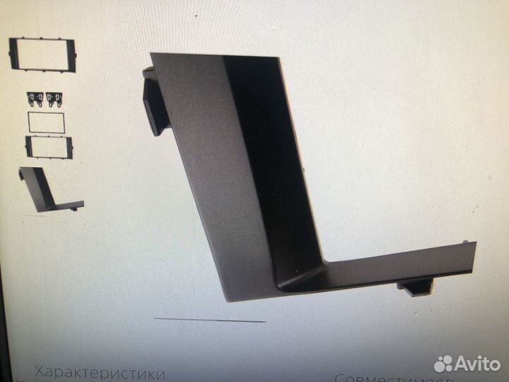 Переходная рамка на Toyota Aqua 2011-2017 2 Din пр