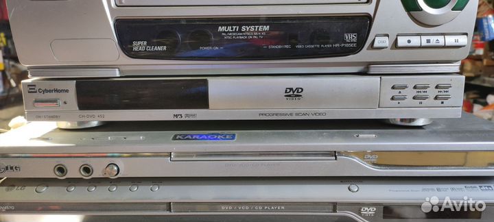Видеомагнитофоны JVC dvd LG CyberHome