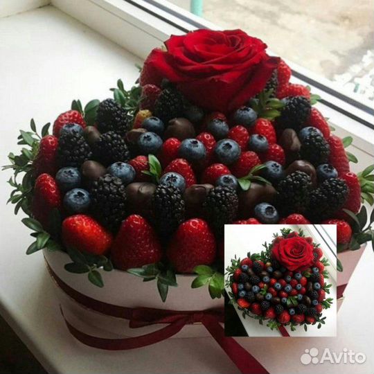 Букеты из клубники в шоколаде