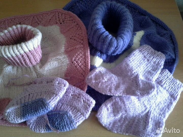 Носки вязаные взрослые и детские