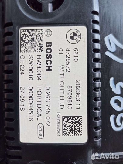 Щиток приборов LED Bmw X5 G05 B57D30A 2019