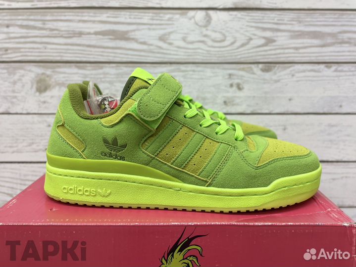 Adidas Forum Low The Grinch Green кроссовки