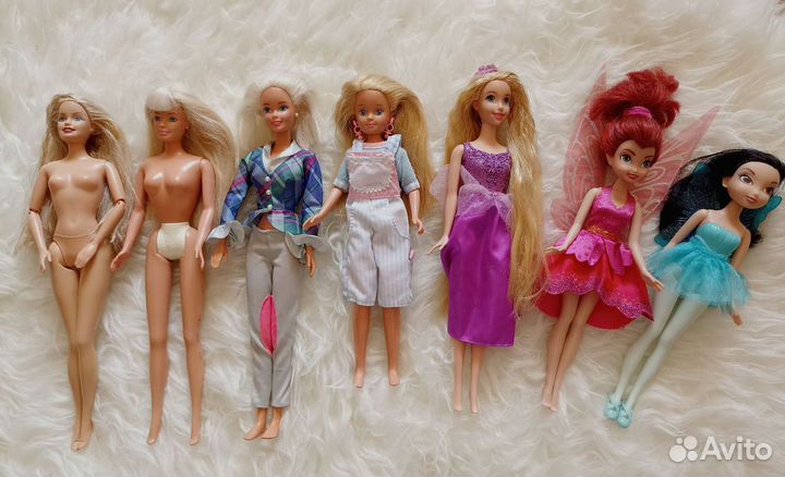 Кукла барби 90 х, рапунцель, феи