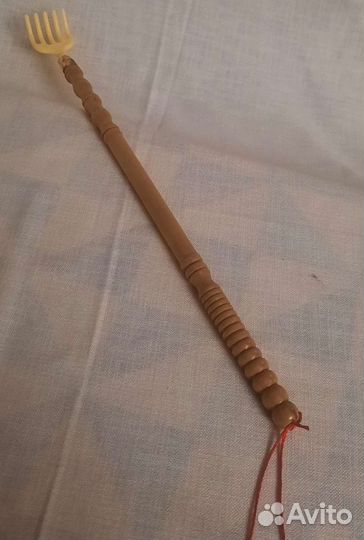 Чесалка для спины 46см. Деревянная