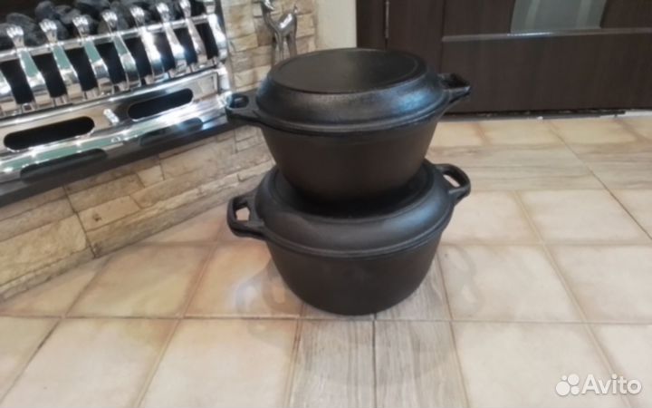 Чугунные казанки