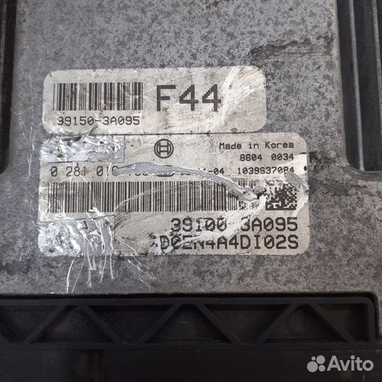 Блок управления двигателем hyundai IX55 EJ veracr