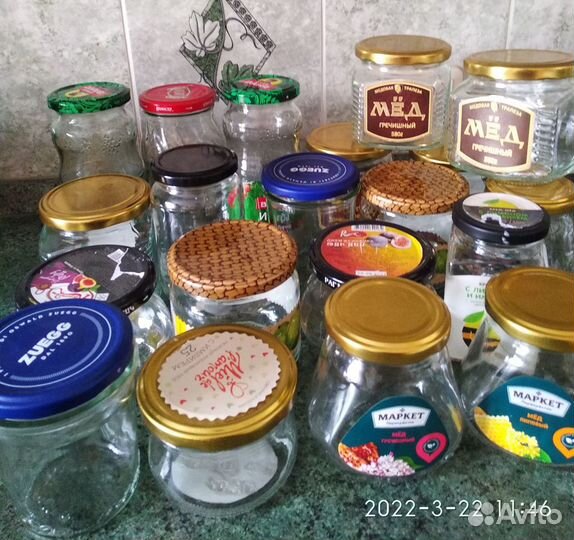 Баночки винтовые с крышками маленькие до 950 мл